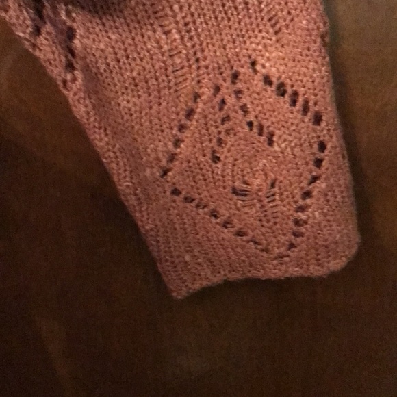 Knit long pink sweater size XXL - Picture 5 of 9